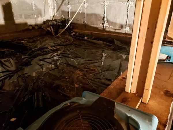 Crawlspace Water Cleanup in American Fork